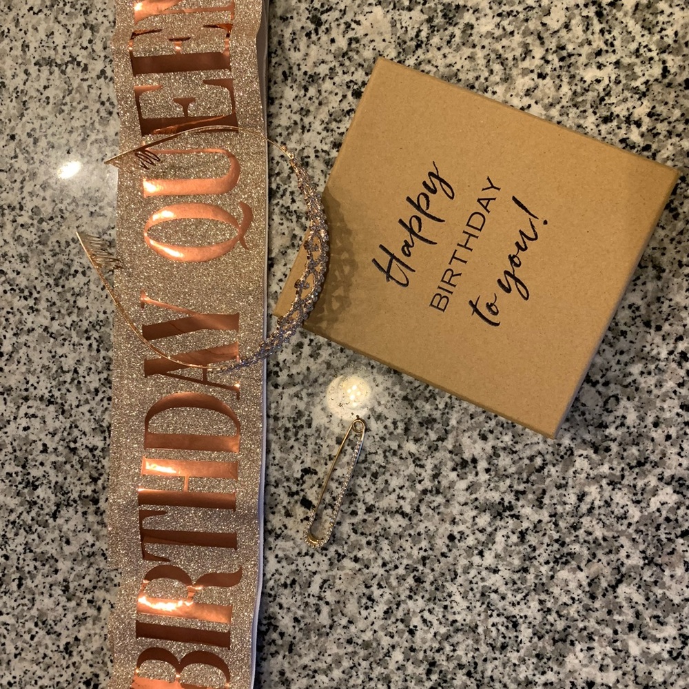 “Birthday Queen” Sash & Crown